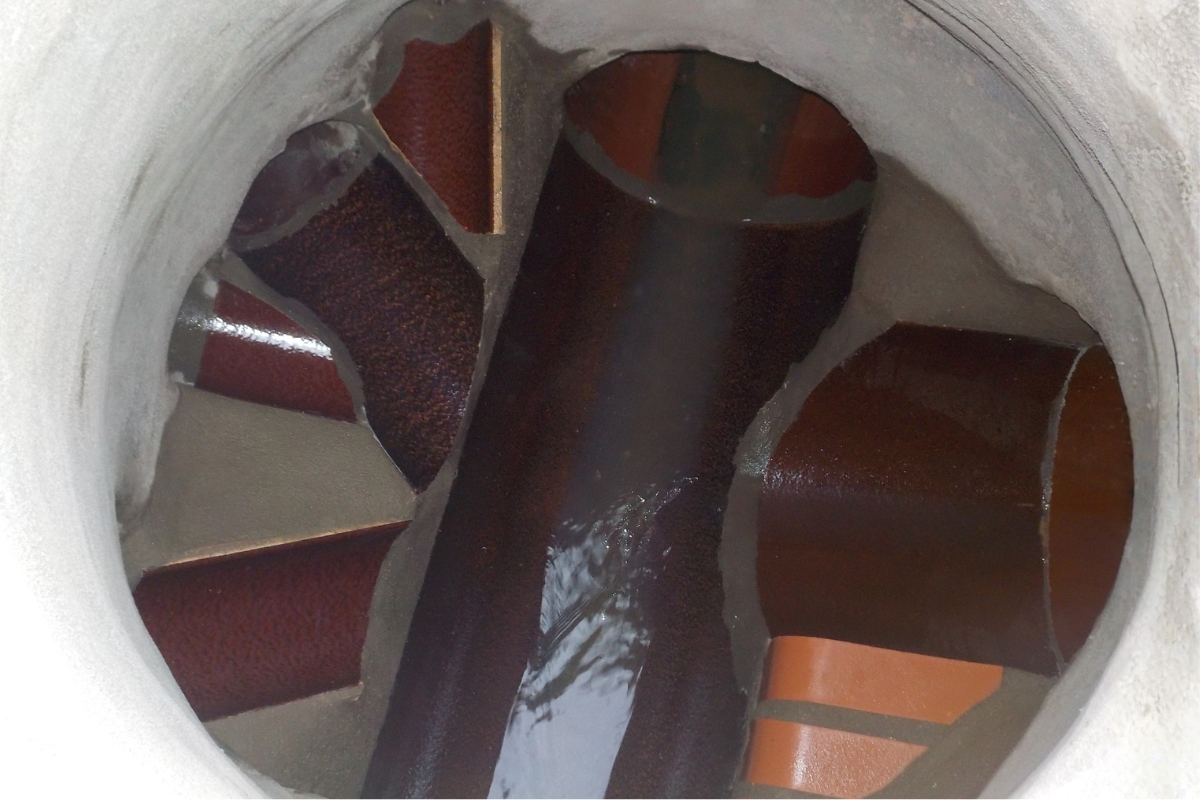 Mineralisches Beschichtungsverfahren der Schachtsanierung